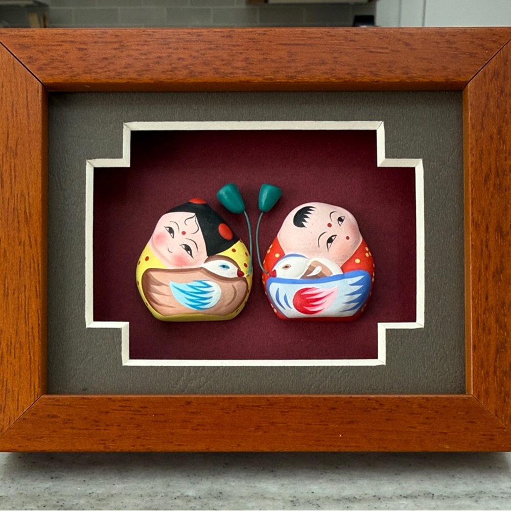 Vintage Chinese Huishan Folk Art - Fortune Babies